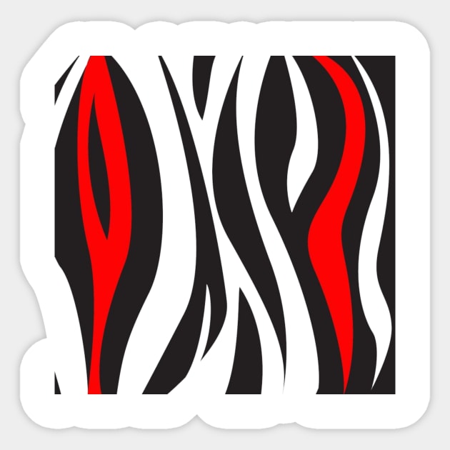 The Zebra Sticker by designsbycreation